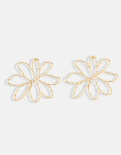 Flower Oorbellen Goud