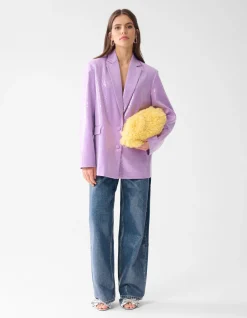 Furry Clutch Lichtgeel By Lizzy