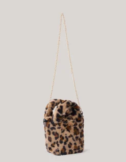 Furry Leopard Tas Bruin