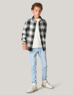 Geblokt Jack Zwart/Gebroken Wit