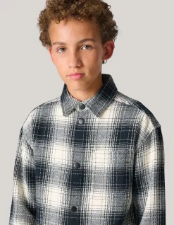 Geblokt Jack Zwart/Gebroken Wit