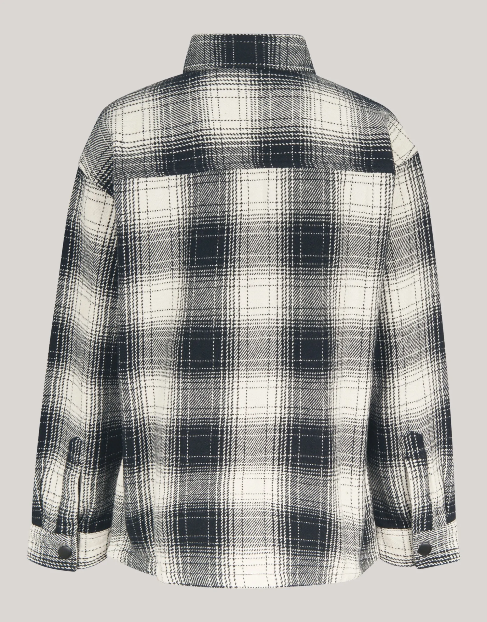 Geblokt Jack Zwart/Gebroken Wit