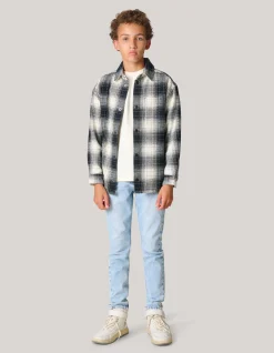 Geblokt Jack Zwart/Gebroken Wit