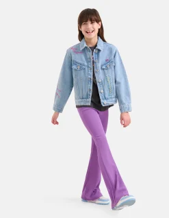 Geborduurd Denim Jack Bleached