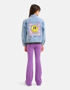 Geborduurd Denim Jack Bleached