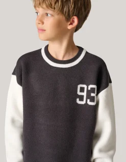 Gebreide Trui Donkergrijs