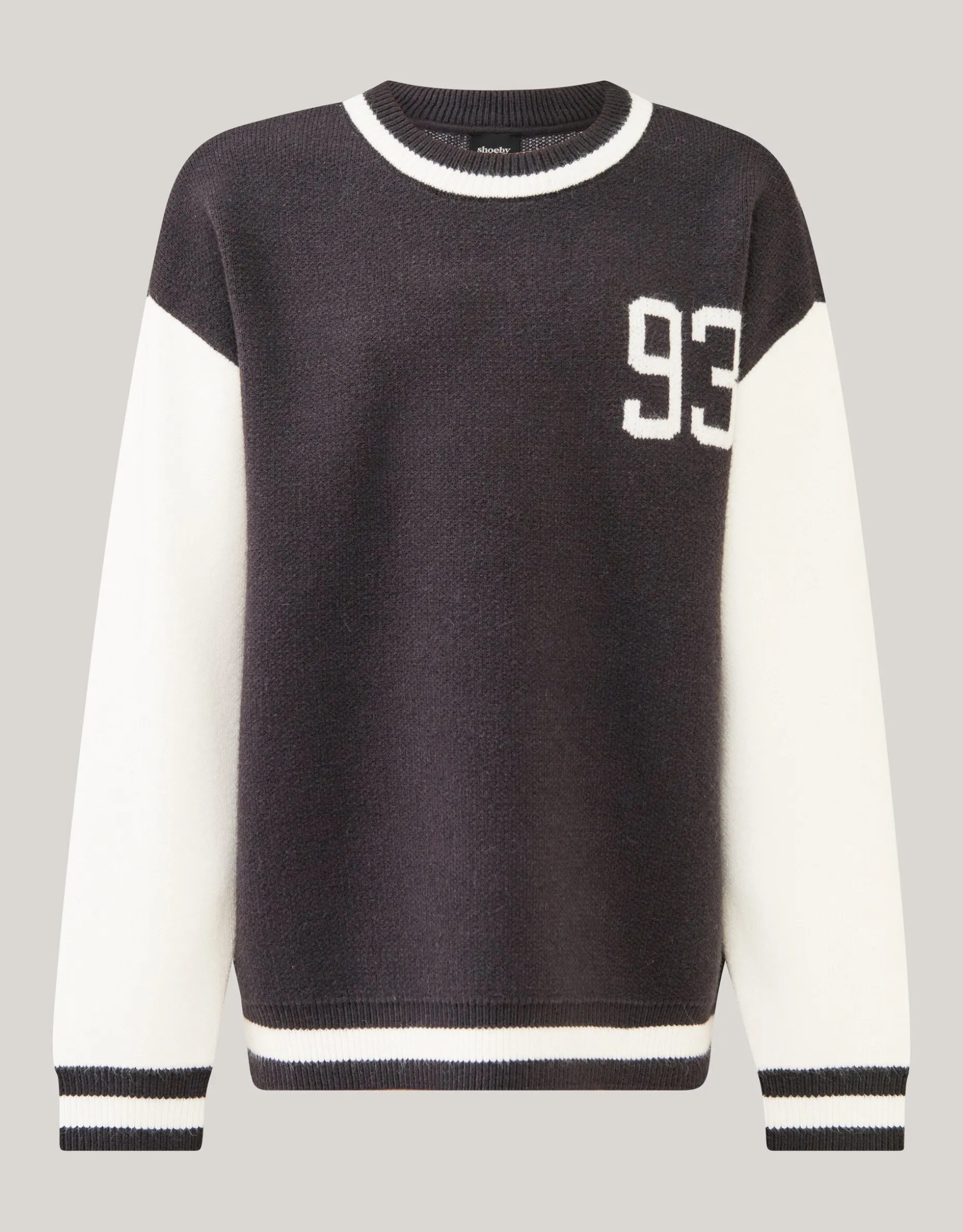 Gebreide Trui Donkergrijs