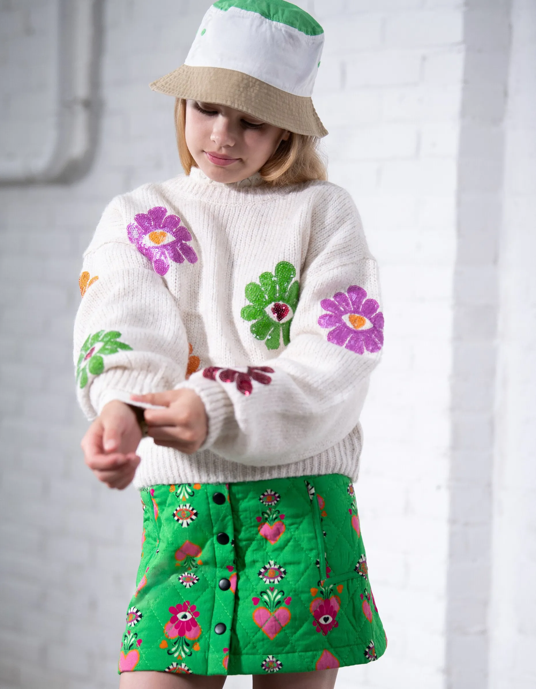 Gebreide Trui Wit By Lizzy