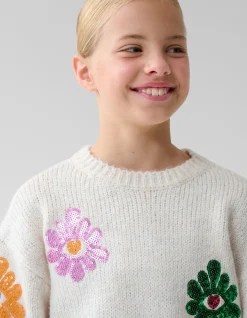 Gebreide Trui Wit By Lizzy