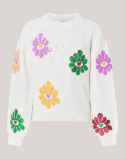 Gebreide Trui Wit By Lizzy