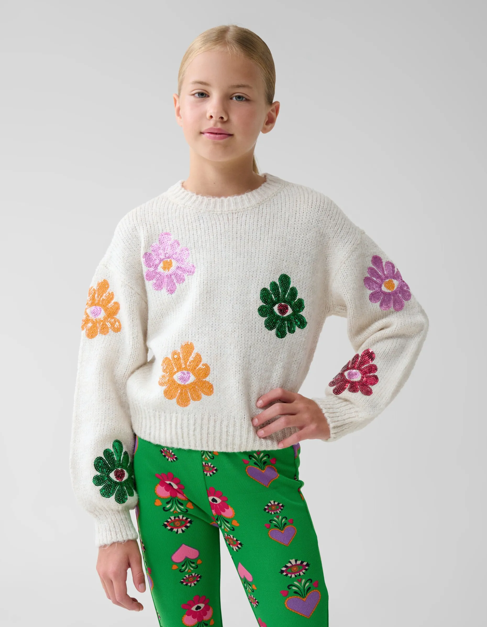 Gebreide Trui Wit By Lizzy