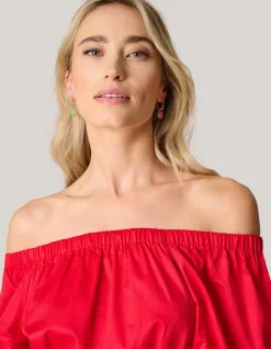 Gekleurde Hartjes Oorbellen Goud