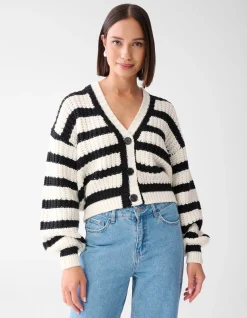 Gestreept Vest Zwart/Wit