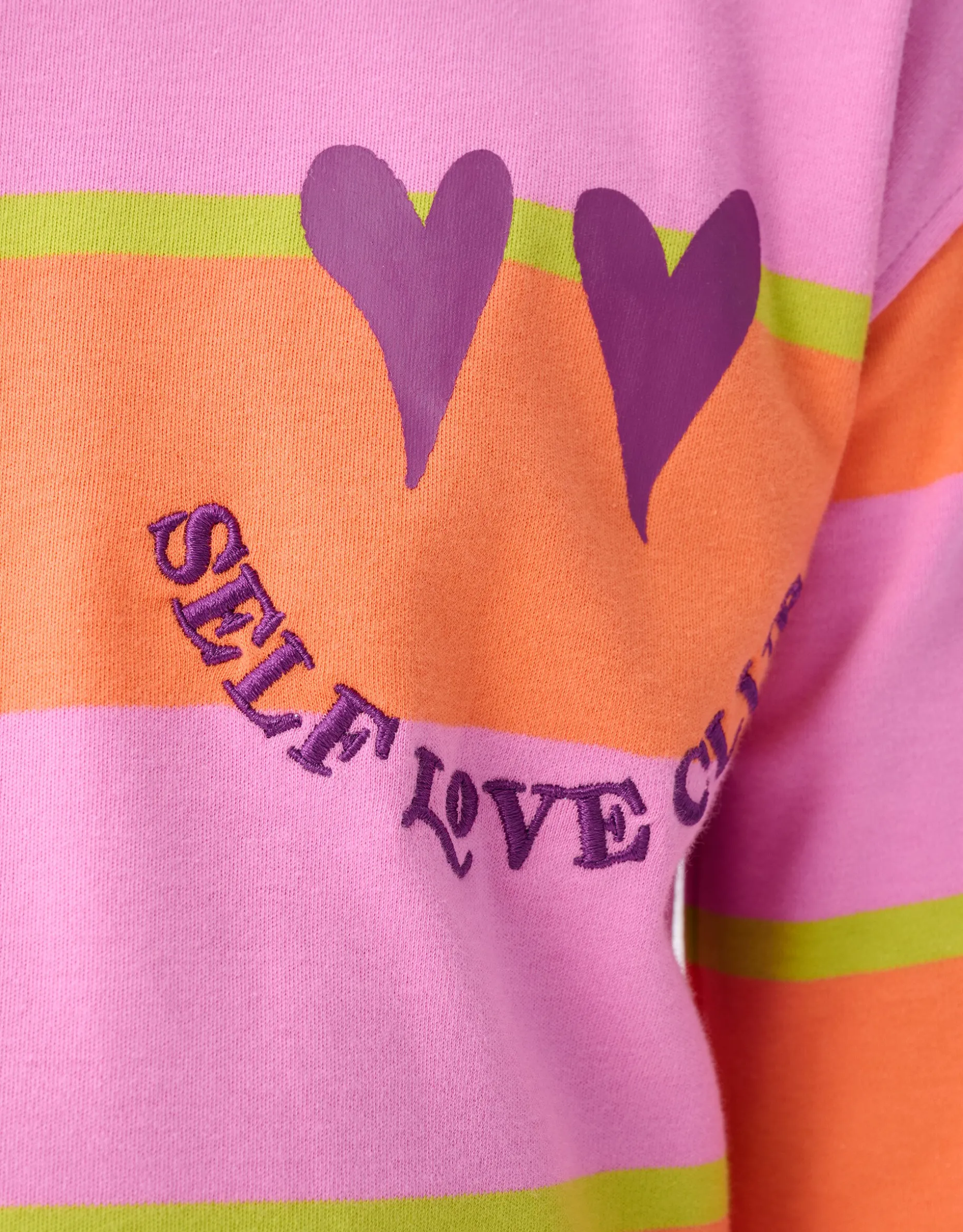 Gestreepte Longsleeve Roze