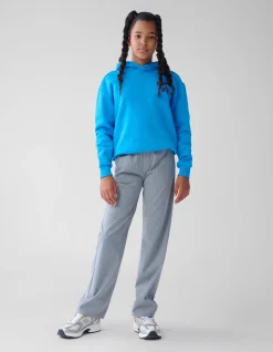 Gestreepte Strass Pantalon Grijs