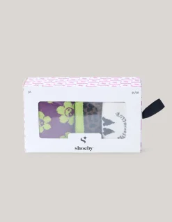 Giftbox Sokken Paars