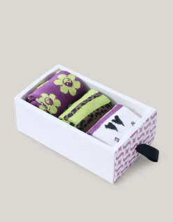 Giftbox Sokken Paars