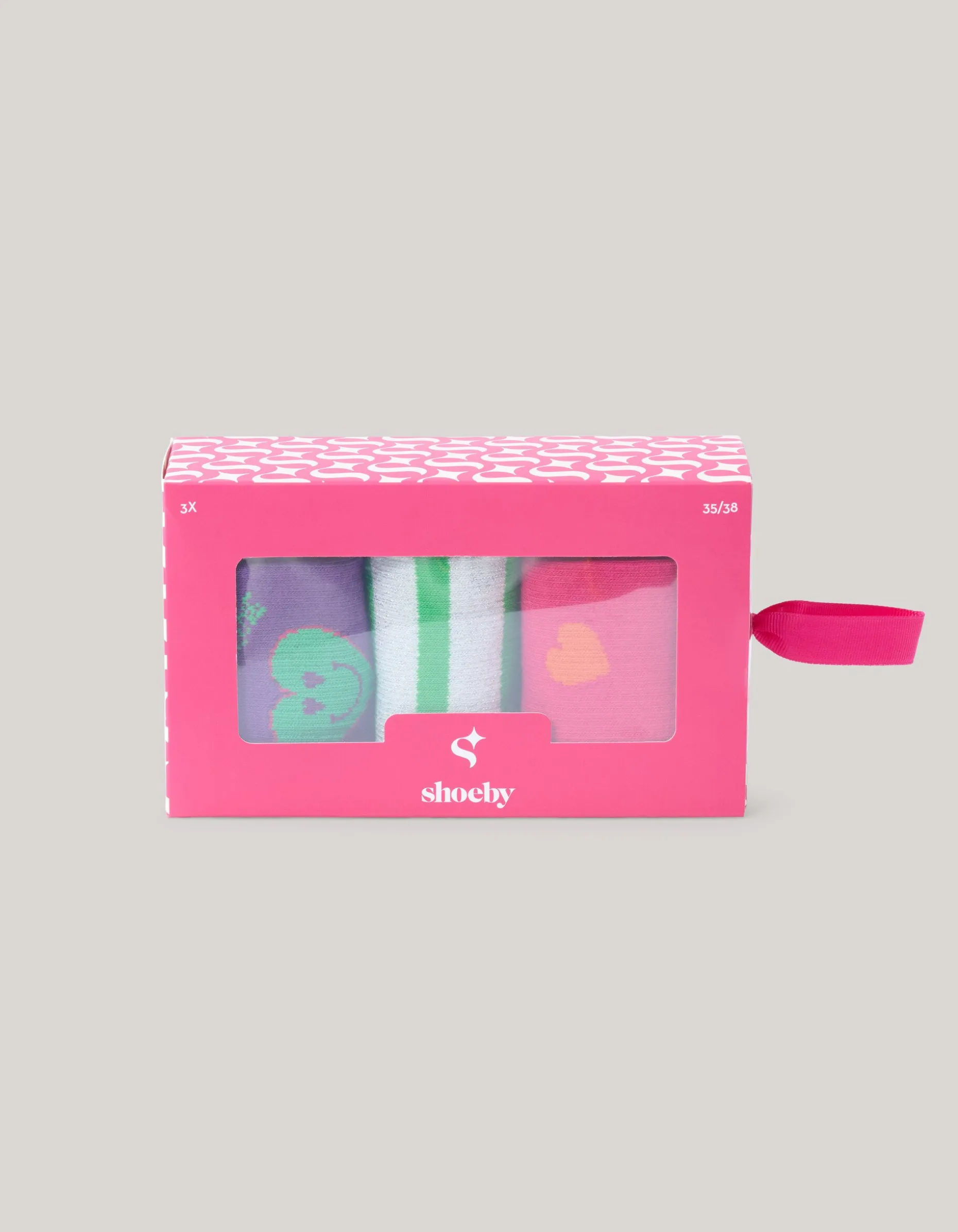 Giftbox Sokken Roze