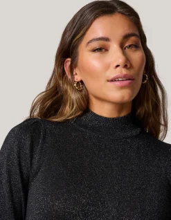Glitter Trui Zwart