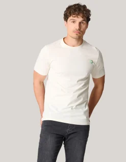 Gradient T-shirt Gebroken Wit