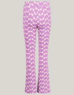Graphic Heart Split Flair Paars