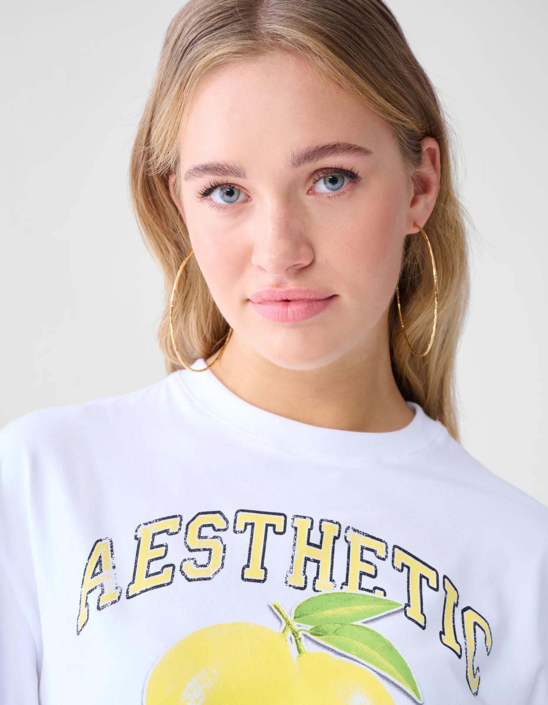 Hammered Hoop Oorbellen Goud