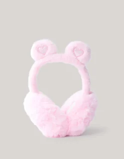 Hart Oorwarmers Lichtroze