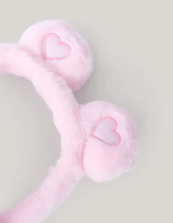 Hart Oorwarmers Lichtroze
