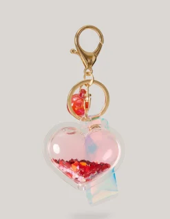 Hart Sleutelhanger Rood