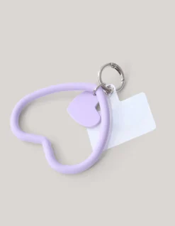 Hart Telefoonkoord Lichtpaars