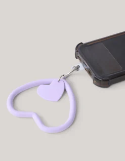 Hart Telefoonkoord Lichtpaars