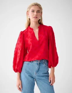 Heart Blouse Rood