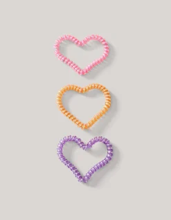 Heart Haarelastiekjes Multicolor