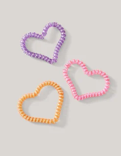 Heart Haarelastiekjes Multicolor