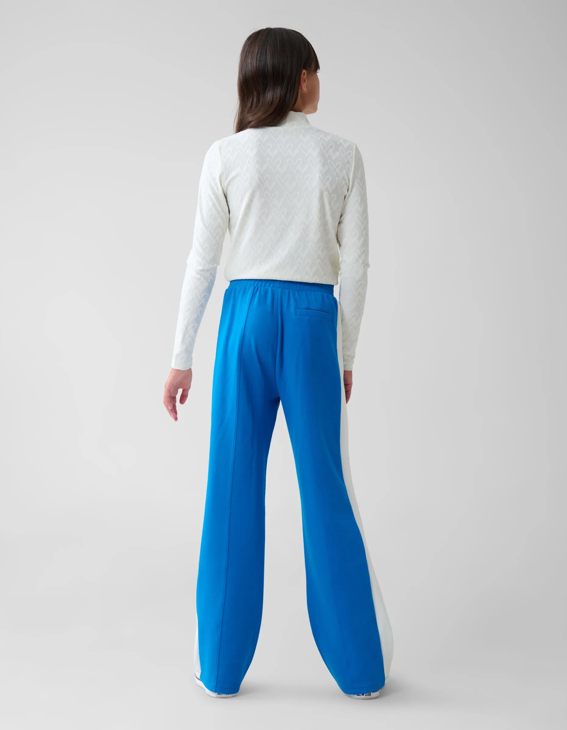 Heart Jersey Top Wit