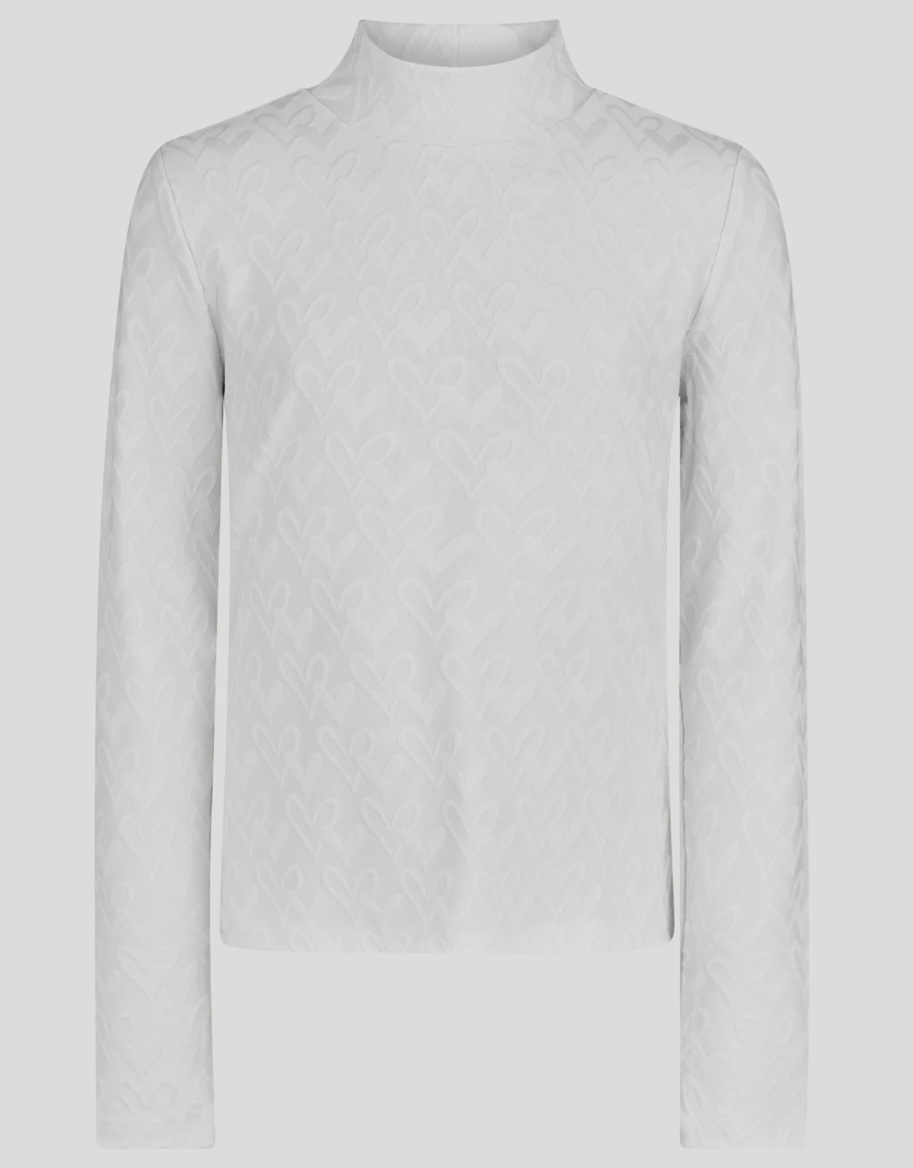 Heart Jersey Top Wit
