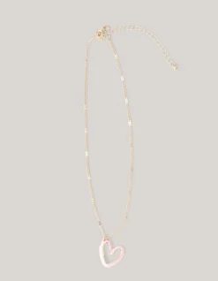 Heart Ketting Lichtroze