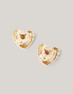 Heart Knopen Clips Goud