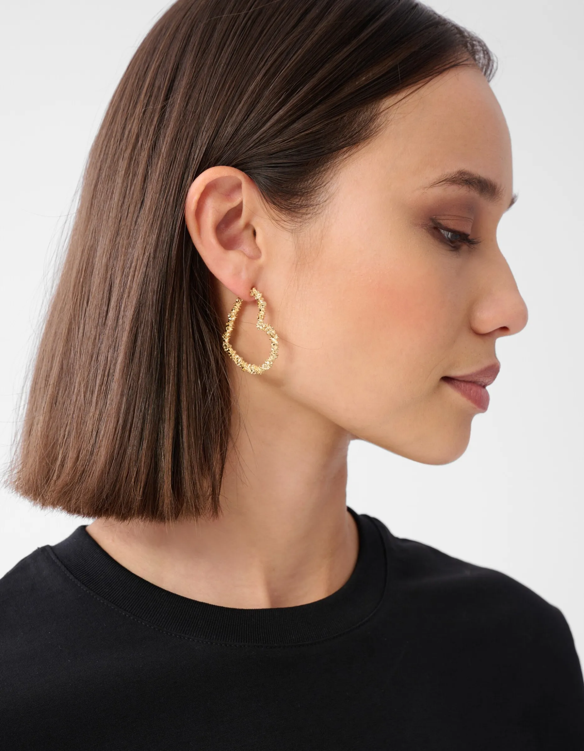 Heart Oorbellen Goud