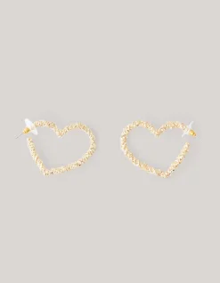 Heart Oorbellen Goud
