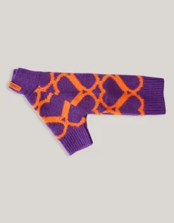 Heart Printed Honden Trui Paars By Furmey