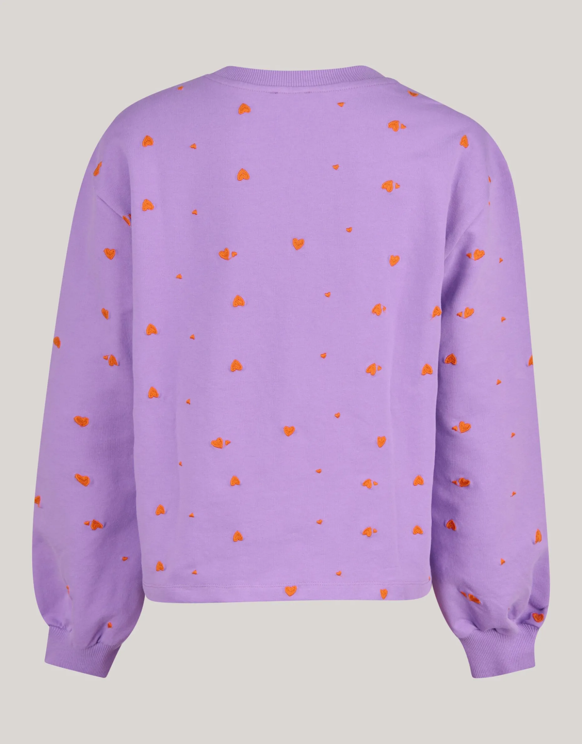 Heart Printed Longsleeve Paars