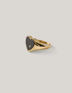 Heart Ring Zwart