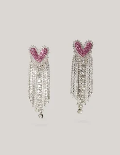 Heart Strass Oorbellen