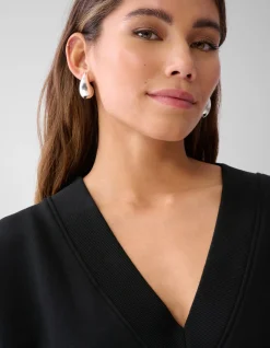 Heart Stud Sweater Zwart