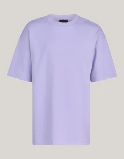 Heavy Basis T-shirt Lichtpaars