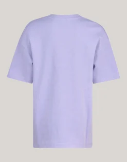 Heavy Basis T-shirt Lichtpaars