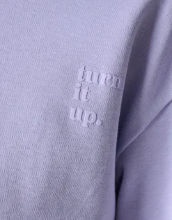 Heavy Basis T-shirt Lichtpaars