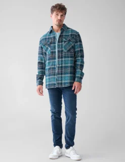 Heavy Ruiten Overshirt Groen