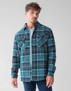 Heavy Ruiten Overshirt Groen